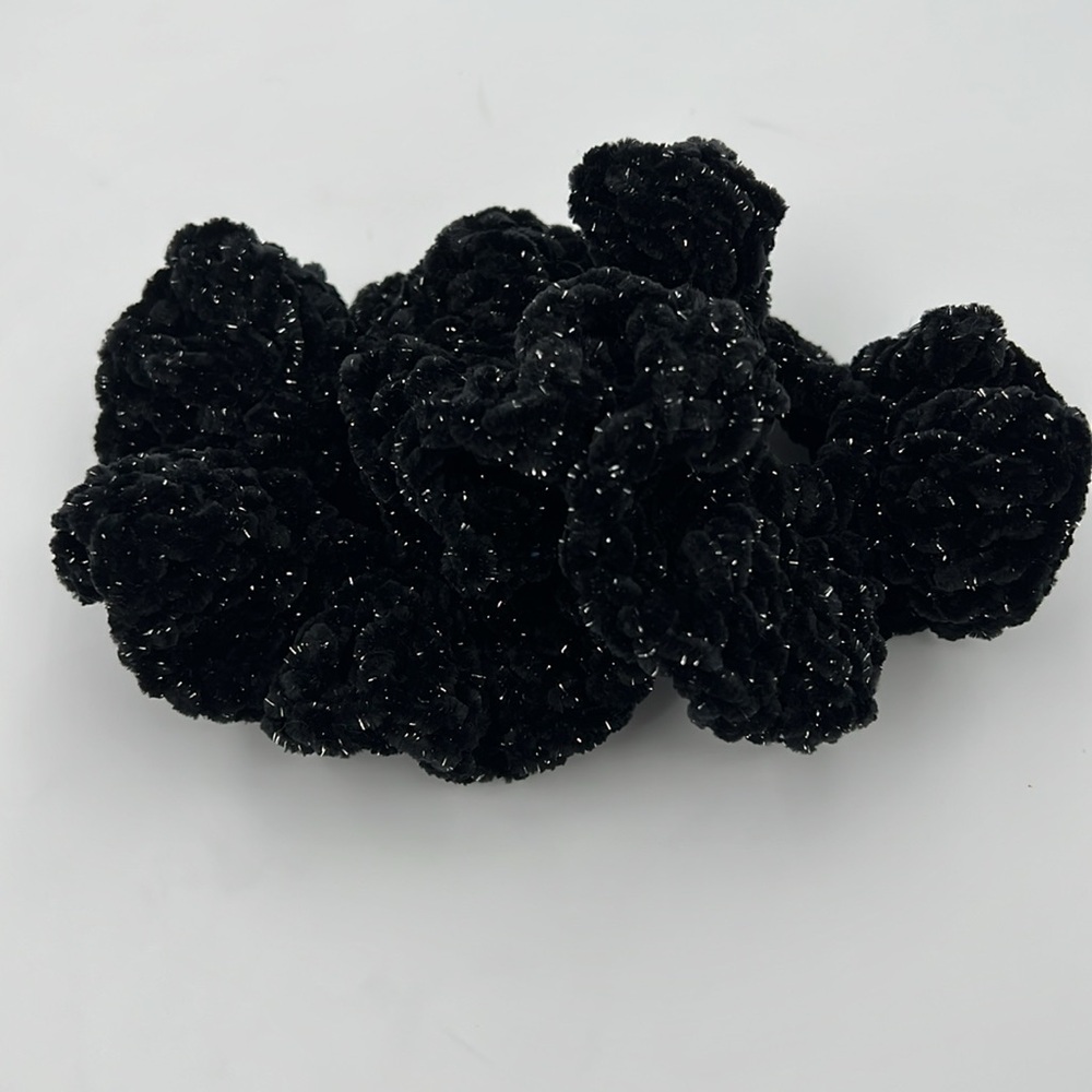 Crochet Scrunchies- set of 2 Handmade - Picture 3 of 5